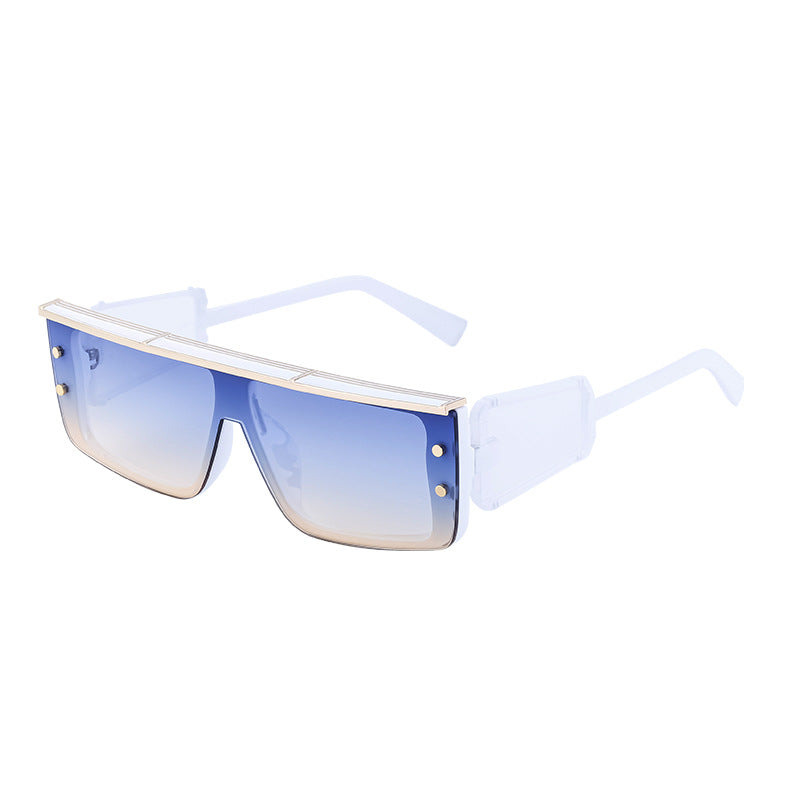 European and American Cyber Steampunk Square Frame Sunglasses for Men Trendy Y2K Wholesale Sunglasses and Eyeglasses sunglasses