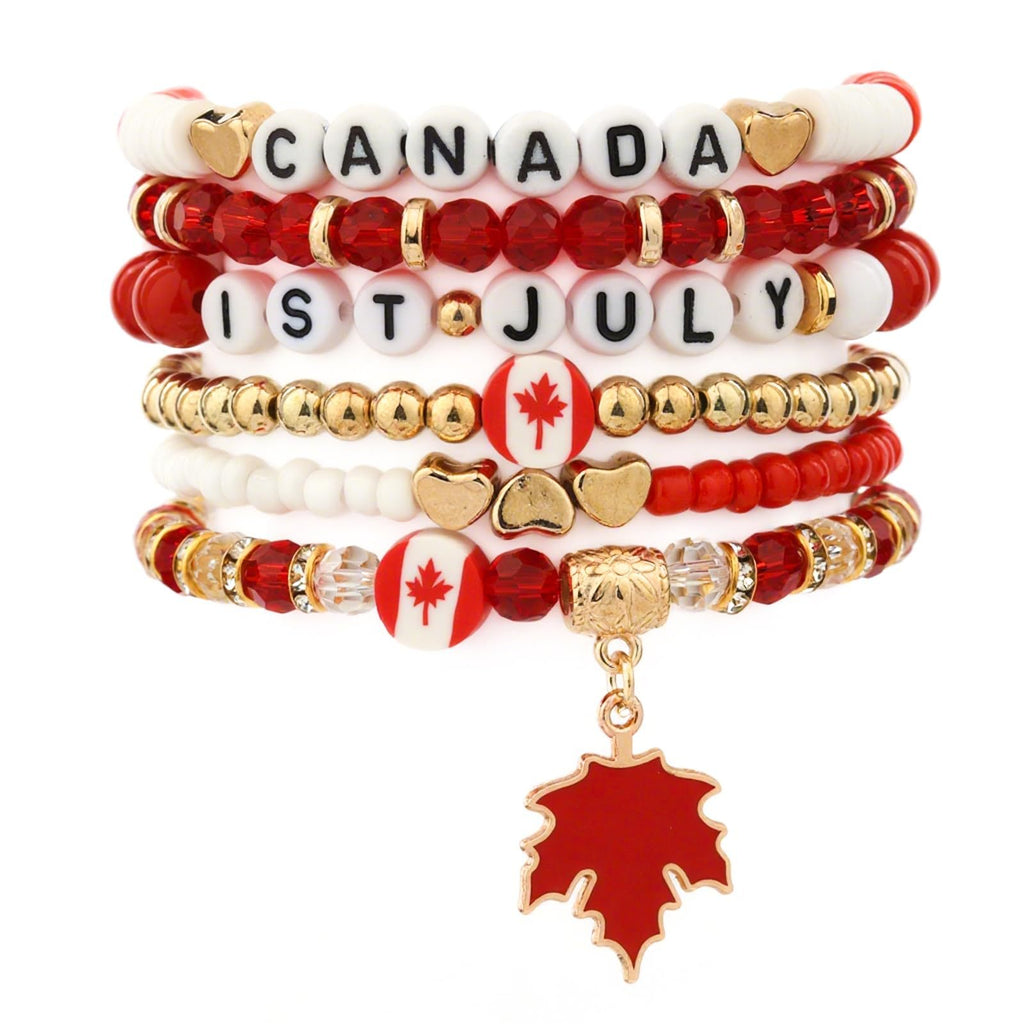 Alphabet Soft Clay Bracelet Set THANKS Bevel Cut Bead Harvest Pumpkin Pendant Bracelet Maple Leaf Thanksgiving Bracelet