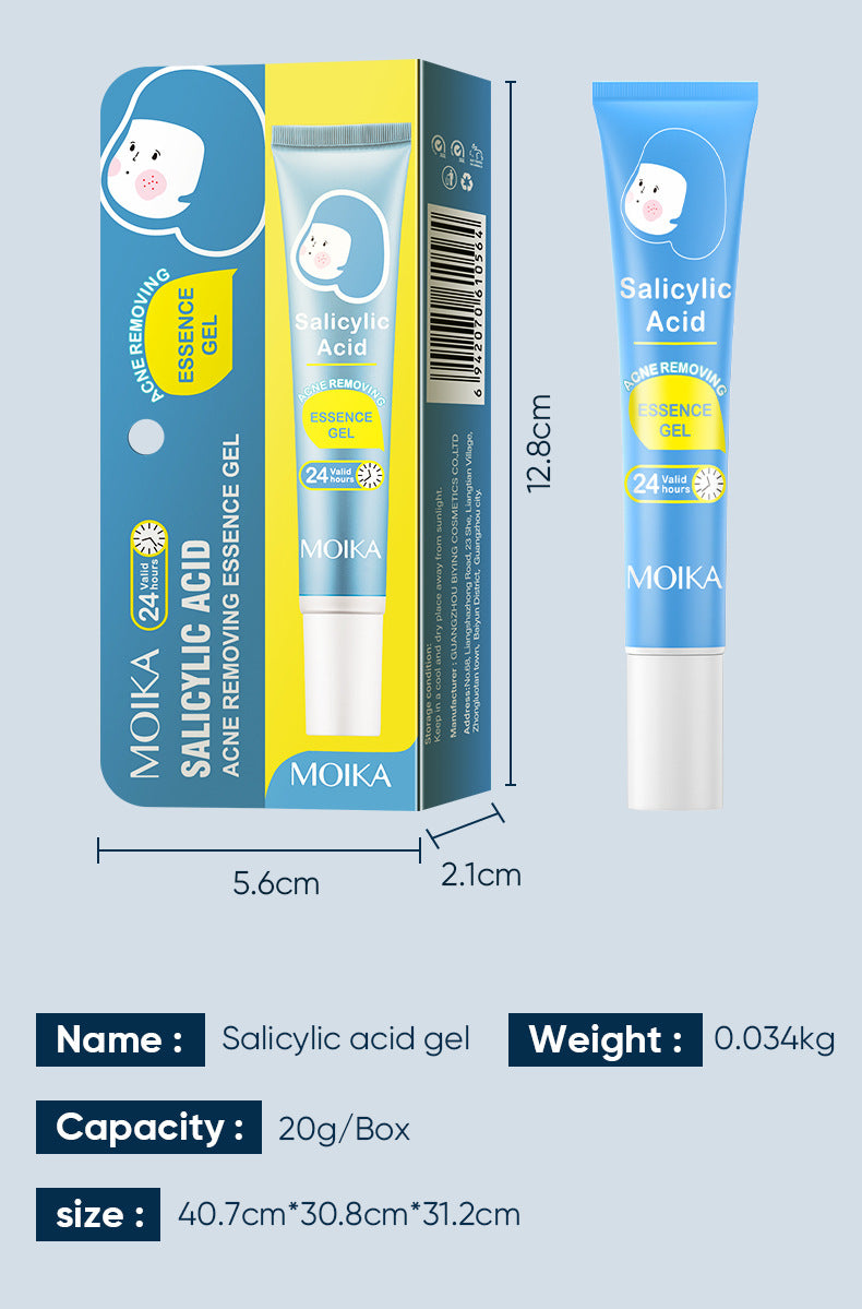 Spot Goods MOIKA Salicylic Acid Gel Fades Acne Skin Care Products Moisturizing Anti-Acne