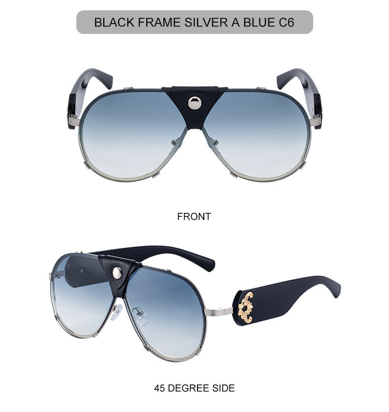 2025New Style Toad Glasses Men's European and American retro Sunglasses Pilot Sunglasses Men's Sunscreen Driving Glasses