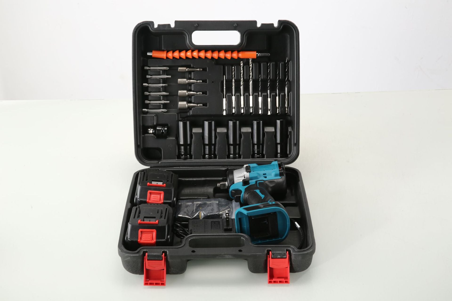 Cordless Electric Tool with Screwdriver Bits, Rechargeable Lithium Battery, High Torque Electric Wrench for Woodworking and Auto Repair