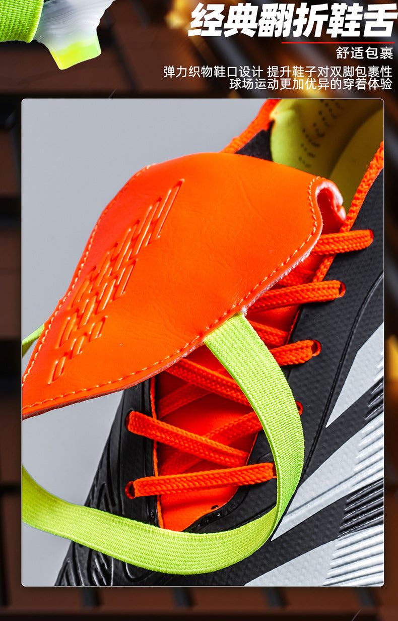 World Cup Football Shoes Men's New Style Grassland Competition AG Spike TF Broken Nails Adult Youth Student Sports Training