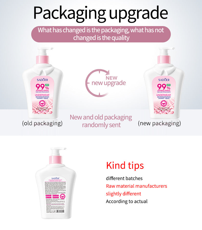 Full English Antibacterial Stain Removal Underwear Laundry Detergent SADOER  foreign trade wholesale of laundry detergent for cleaning clothes