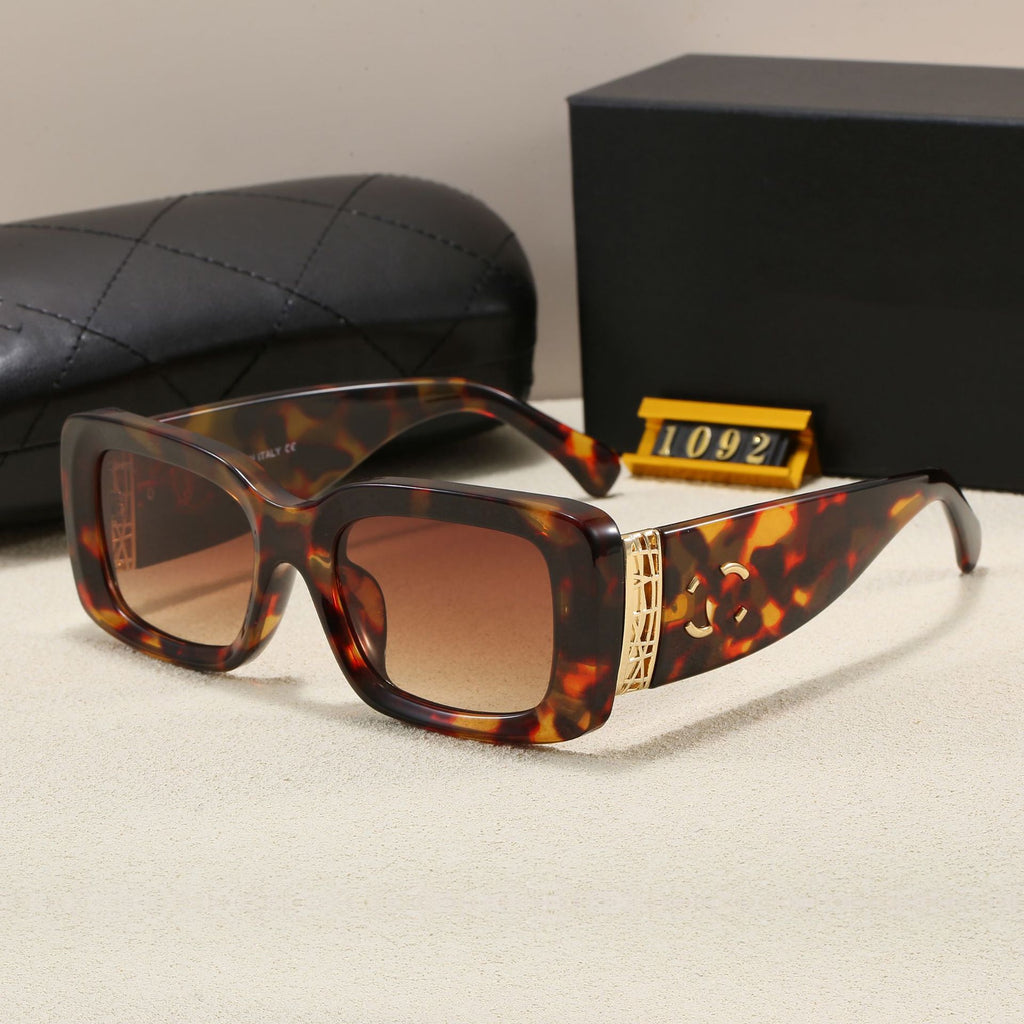 New Chanel-style Sunglasses ins Feng Xiaohong Book Internet Celebrity Same Style Personality Square Frame Fashion Sunglasses for Women