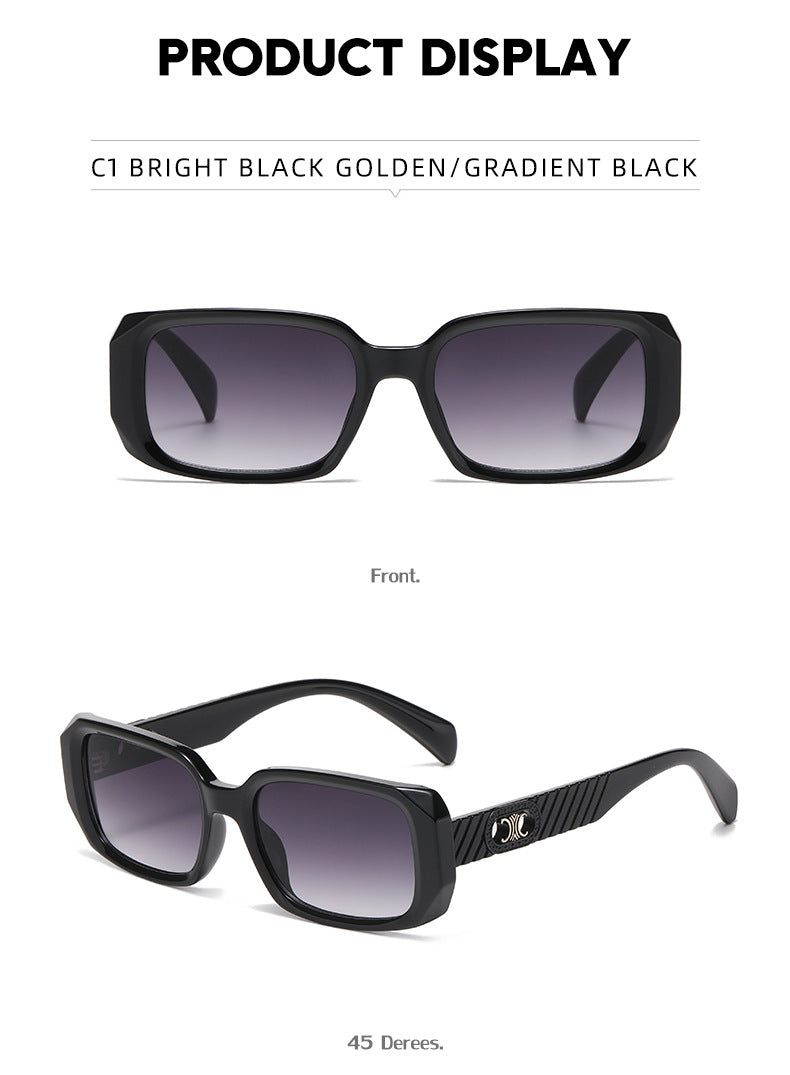 2025New European and American Fashion Small Frame Sunglasses for Women Trendy Outdoor Sun Protection Sunglasses for Women sunglasses