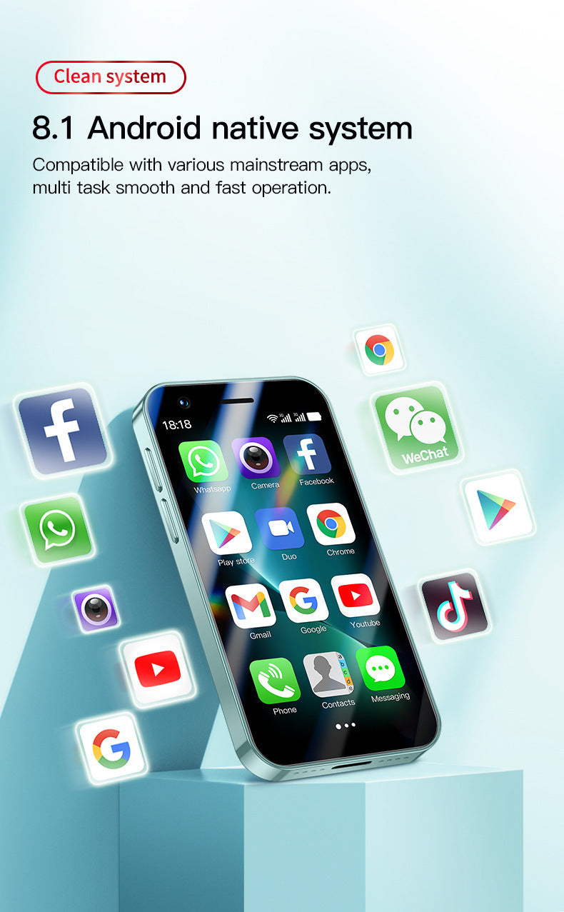 Smartphone F8 PRO MAXX Mini Student Backup Device to Combat Internet Addiction3.0Touch Screen3G Smartphone