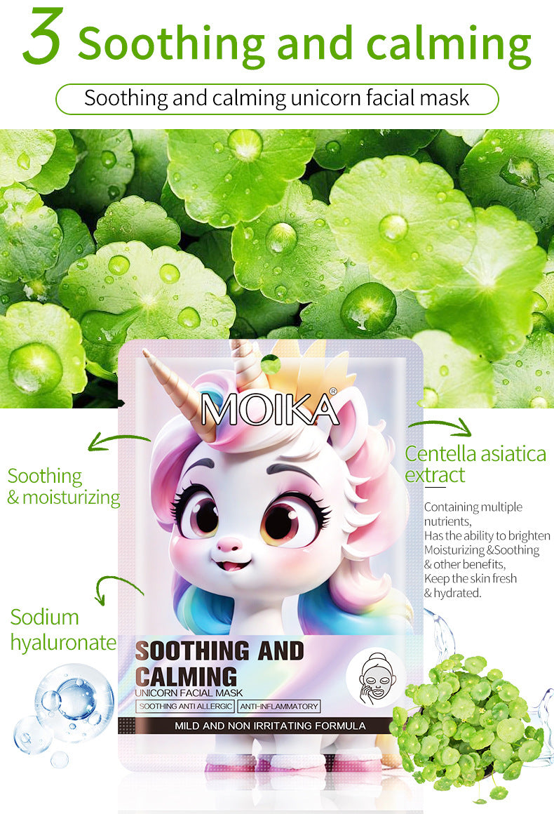 MOIKA Full Pore Shrinking White Tiger Mask Hydrating3D Animal Quality Oil Control Moisturizing Skin Care
