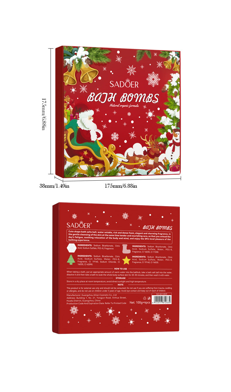 Full English Dried Flower Explosive Bath Salt Ball Set Clean Fragrance Bath Ball  Wholesale