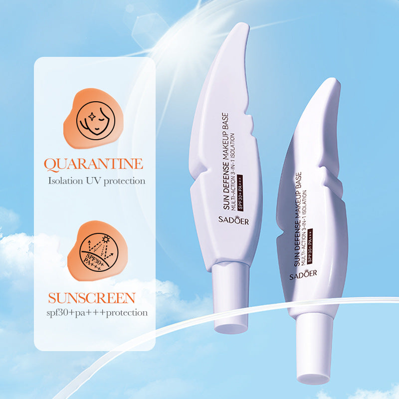 Cross-border Sunscreen30g SPF30+Sunscreen Isolation Cream UV Protection Concealer Sunscreen Cream Wholesale from Foreign Trade Manufacturer