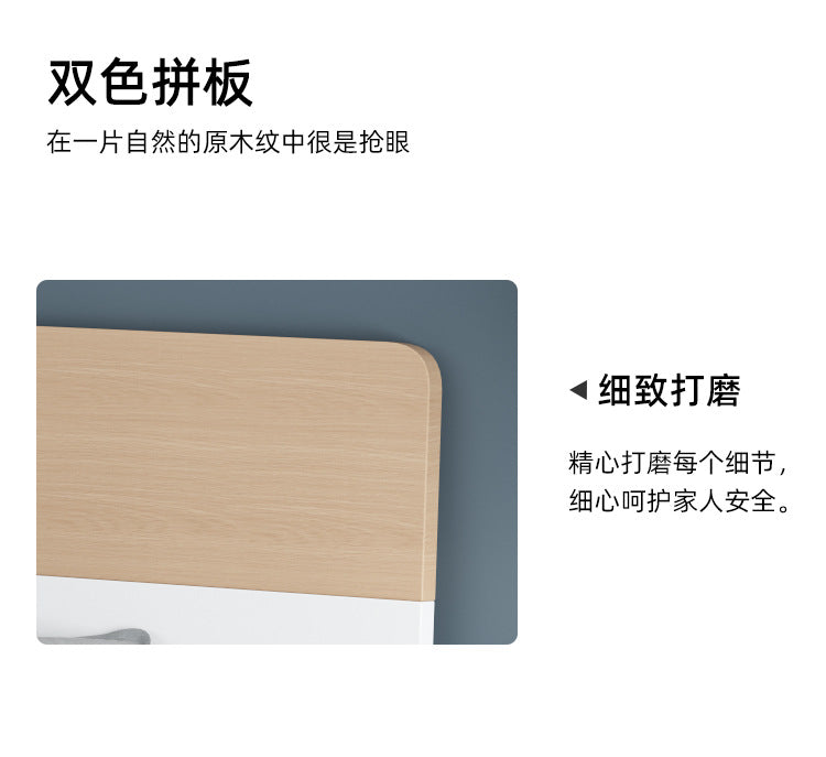 Modern Minimalist Small Apartment Master Bedroom Furniture Wedding Bed Hotel apartment B&B simple economical double bed