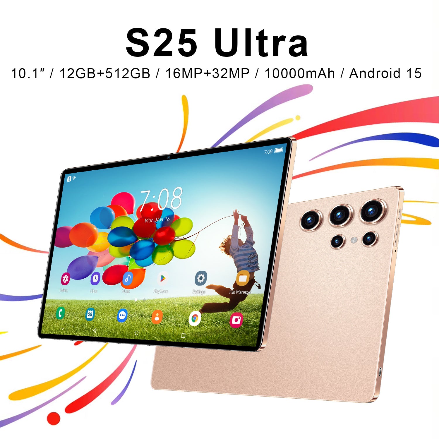 S25 Ultra Tablet Pc5G Plug-in Card Full Netcom Google Store APP Download Video Call Photo