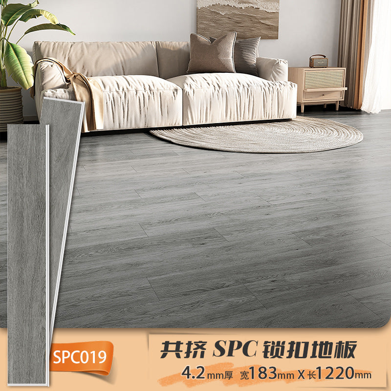 Anti-Slip Waterproof Fireproof Locking Eco-Friendly Flooring Commercial Project spc Stone Plastic Locking Type PVC Stone Crystal Flooring