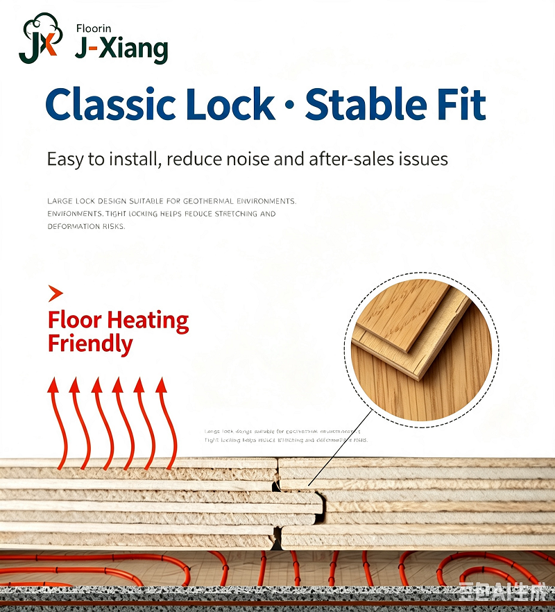SK 1202 Full Birch Multi-layer Fire-Retardant Substrate Solid Wood Oak Veneer 1.2mm Scratch-resistant Engineered Flooring