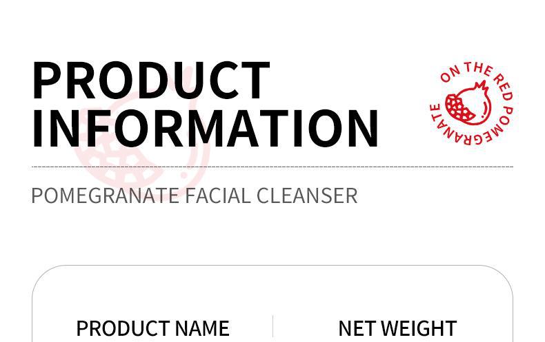 Red Pomegranate Skincare Set SADOER Hydrating Moisturizing Cleansing Nourishing Wholesale - 图片 15
