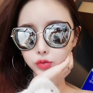 New Women's Sunglasses Fashion Chain Personality Round Frame Korean Style Sunglasses Wholesale Glasses sunglasses - 图片 45