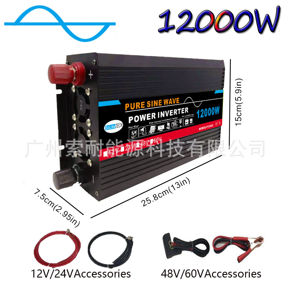 Automotive Pure Sine Wave Inverter1000W Outdoor Adapter Converter12V24V48V60V Turn110V220V - 图片 46
