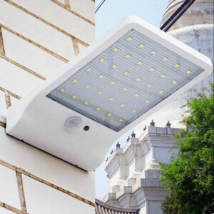 Solar Powered Outdoor LED Solar Human Body Sensor Outdoor Waterproof Courtyard Rural Street Light Garden Wall Lamp