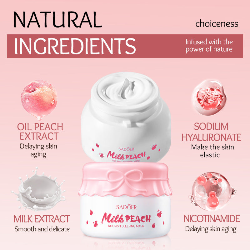 Fruit Mask120gSADOER Milk Nourishing Hydrating Moisturizing Sleeping Mask Cross-Border Wholesale - 图片 3