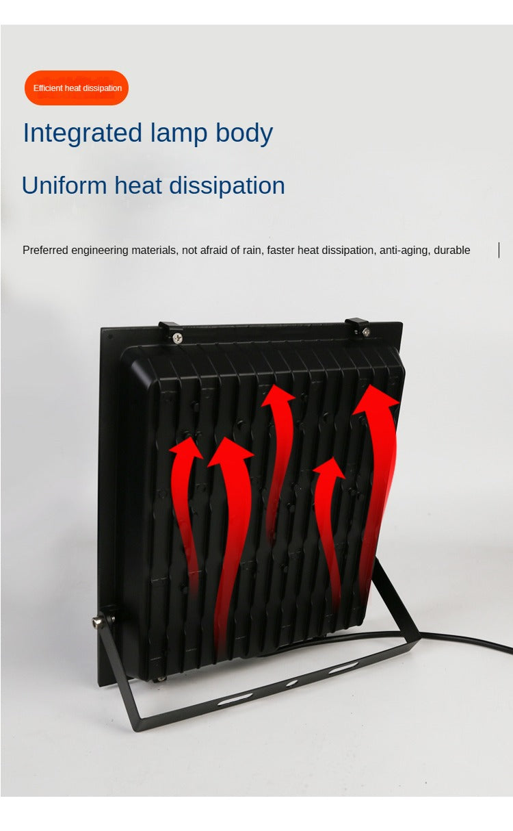 Outdoor Waterproof Ip65 Wholesale Backyard Factory Workshop Searchlight Outdoor Lighting Solar Floodlight - 图片 26