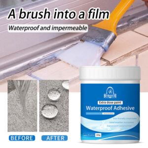 Transparent Waterproof Agent Bathroom Waterproof Coating No Tile Breaking Glue Acrylic Pure Acrylic Waterproof Glue Anti-Seepage