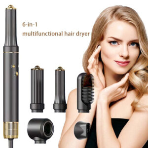 ФенMultifunctional 5-in-1 Hot Air Comb Curling Iron Styling High Power High Speed Hair Care Negative Ion Hair Dryer