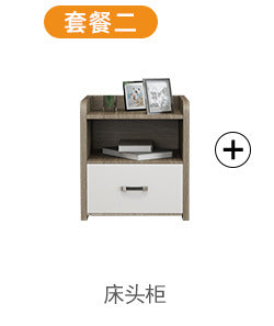 Factory Direct Supply Economical Rental Wardrobe Storage Simple Combination Two-Door Three-Door Panel Storage Apartment Wardrobe - 图片 14