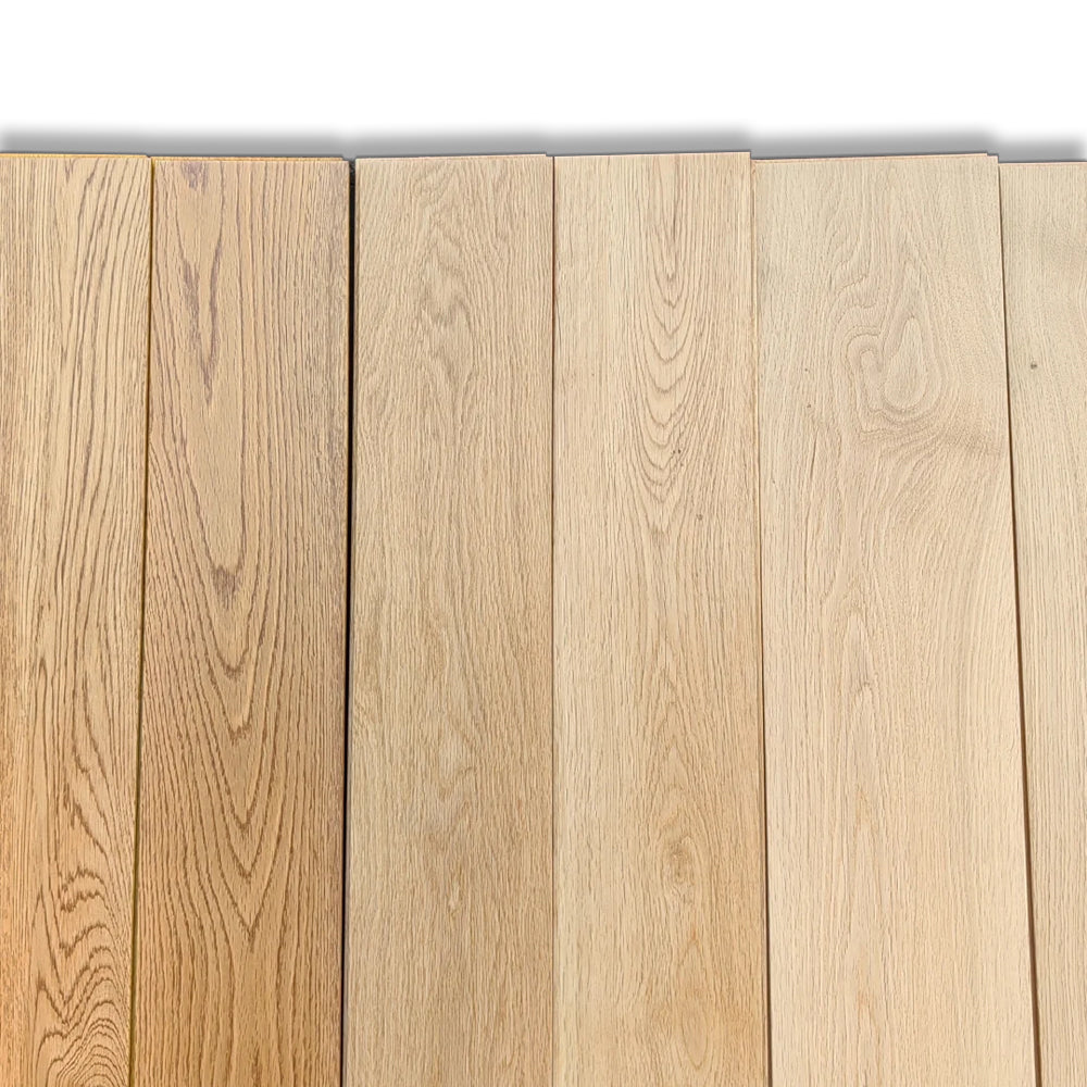 12mm Custom Three-Layer Solid Oak Wood Flooring | Waterproof Engineered Hardwood Plank Natural Grain Living Room Home Exterior - 图片 14