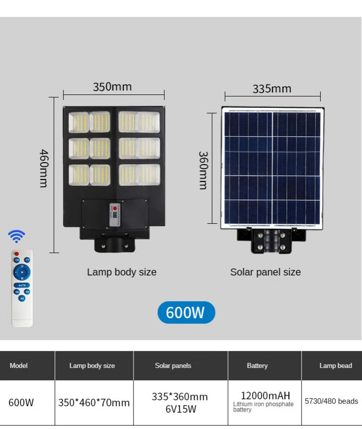 Outdoor Ip65 Waterproof Road Night Lighting Waterproof Energy-Saving Solar Street Light - 图片 22