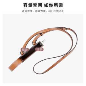 European and American New Style Cowhide Phone Bag for Women, Crossbody Small Bag with High-end Feel, Lightweight Mini Women's Bag, Simple Design