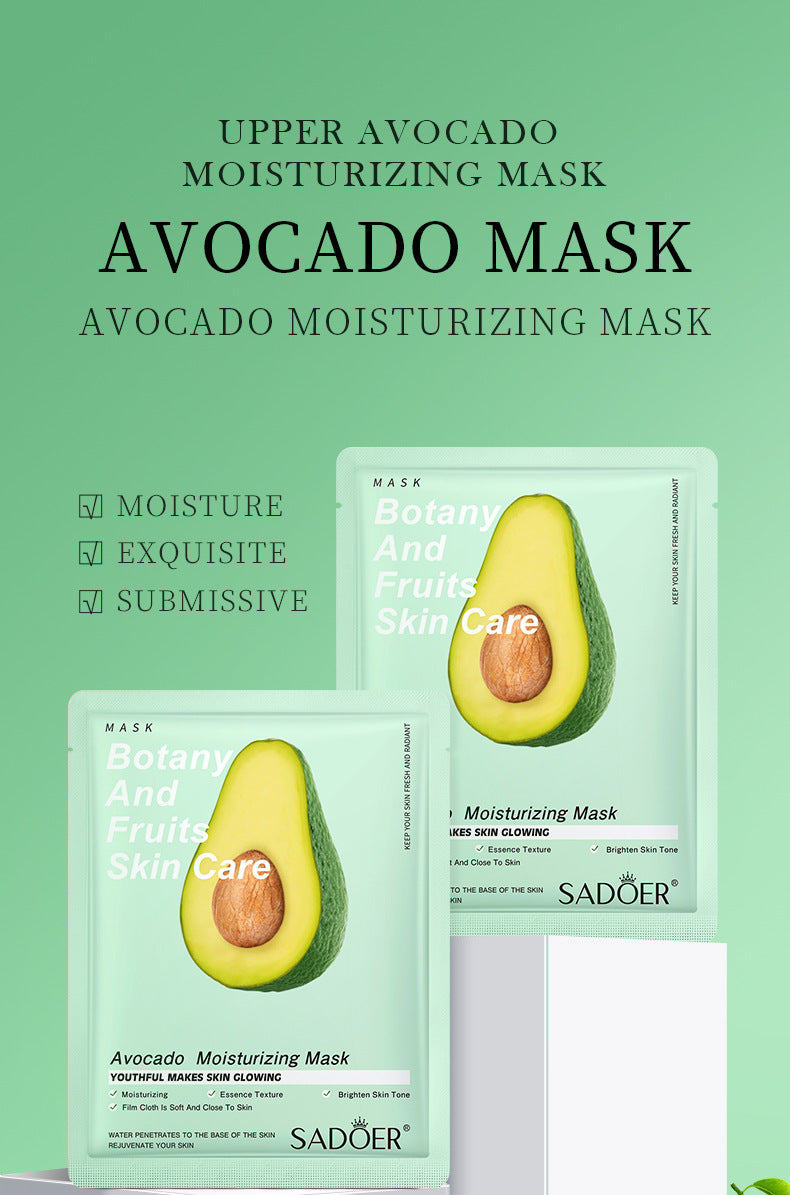 Fruit Mask SADOER Avocado Rose Hydrating Moisturizing Tablets Cross-border Foreign Trade Skincare Wholesale - 图片 19