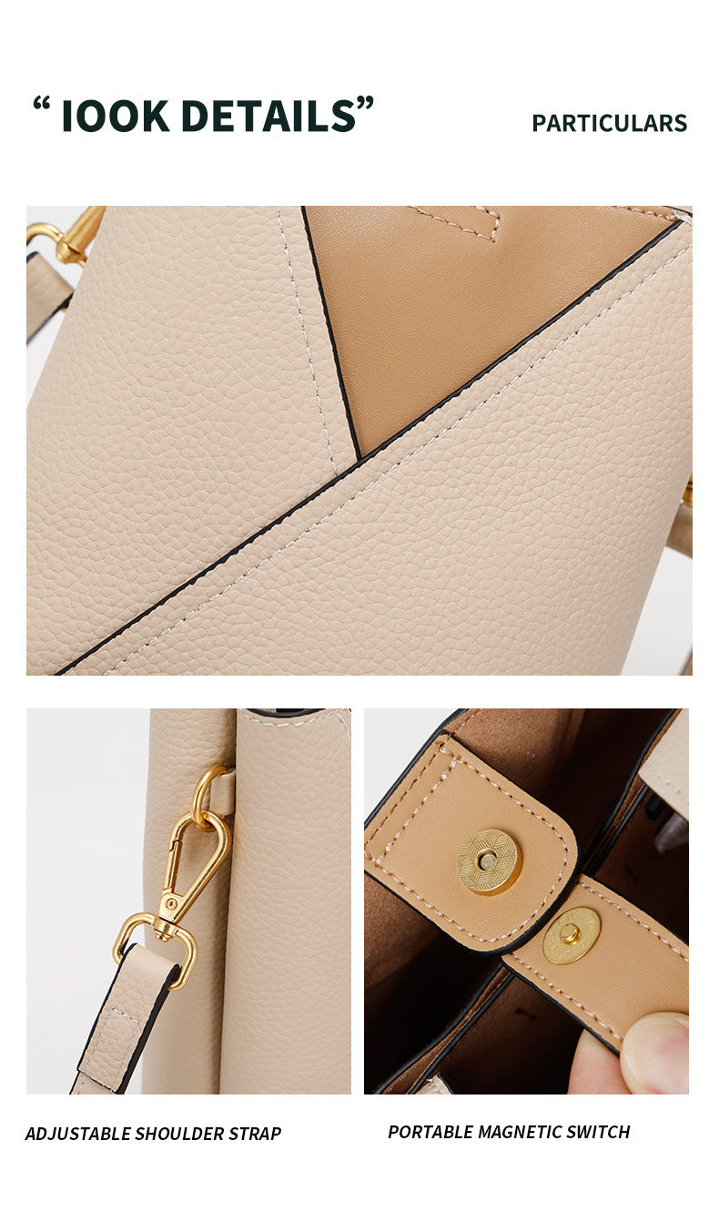 2024New Women's Bag Origami Shoulder Bag Crossbody Small Bag Phone Bag Handbag Bucket Bag Commuter - 图片 8