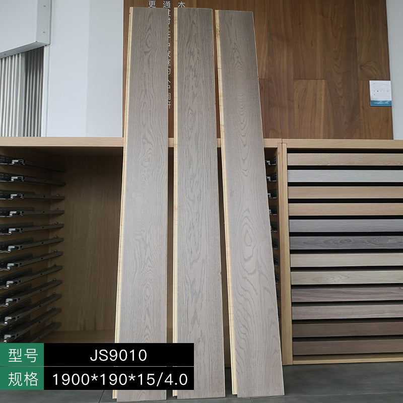 Door-to-Door Installation Old Three-Layer Large Board Pure Three-Layer Solid Wood Floor Oak Log3.0-4.0mm Underfloor Heating - 图片 41