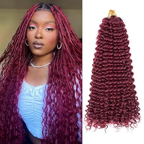 DeepWaveTwist Long Curly Hair Crochet Hair Extensions Afro Synthetic Hairpiece European and American Cross-Border Wholesale Fluffy - 图片 12