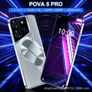 New Pova 5 pro Large Screen Android All-in-One Mobile Phone（16+1T)Smart Android Phone