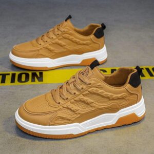 Paul2025Campus New Spring Summer Breathable Trendy White Sneakers Casual Height-Increasing Sports Shoes Board Shoes