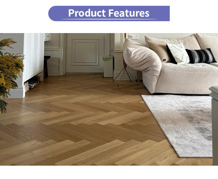 Luxury Customizable 18mm Herringbone Oak Engineered Flooring | Durable Multi-Layer Waterproof Anti-Slip Wood Exterior Outdoor - 图片 12