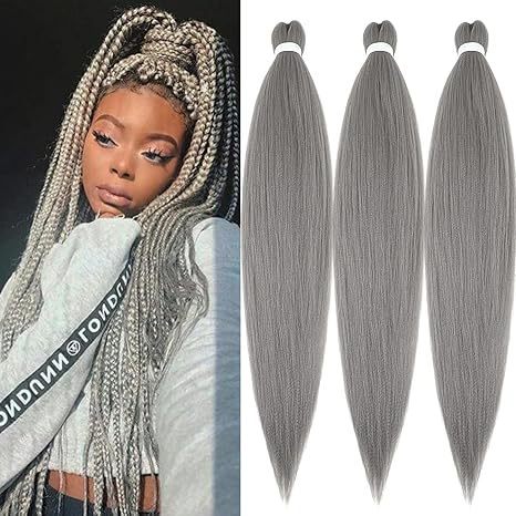 EZ Braided Synthetic Crochet Hair Export Cross-Border Factory In Stock Big Braids European and American Long Straight Hair - 图片 14