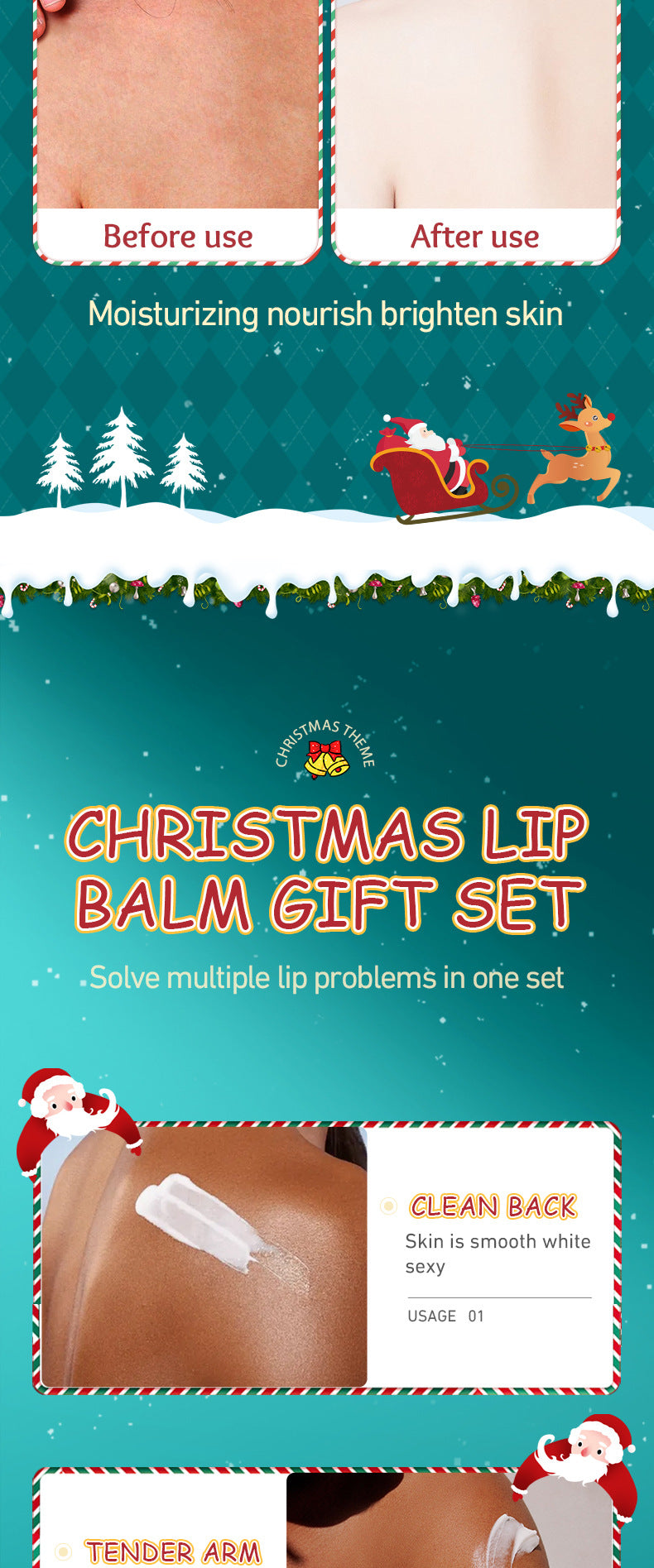 Avocado Moisturizing Body Lotion SADOER Autumn and winter moisturizing body cream cross-border foreign trade wholesale - 图片 15