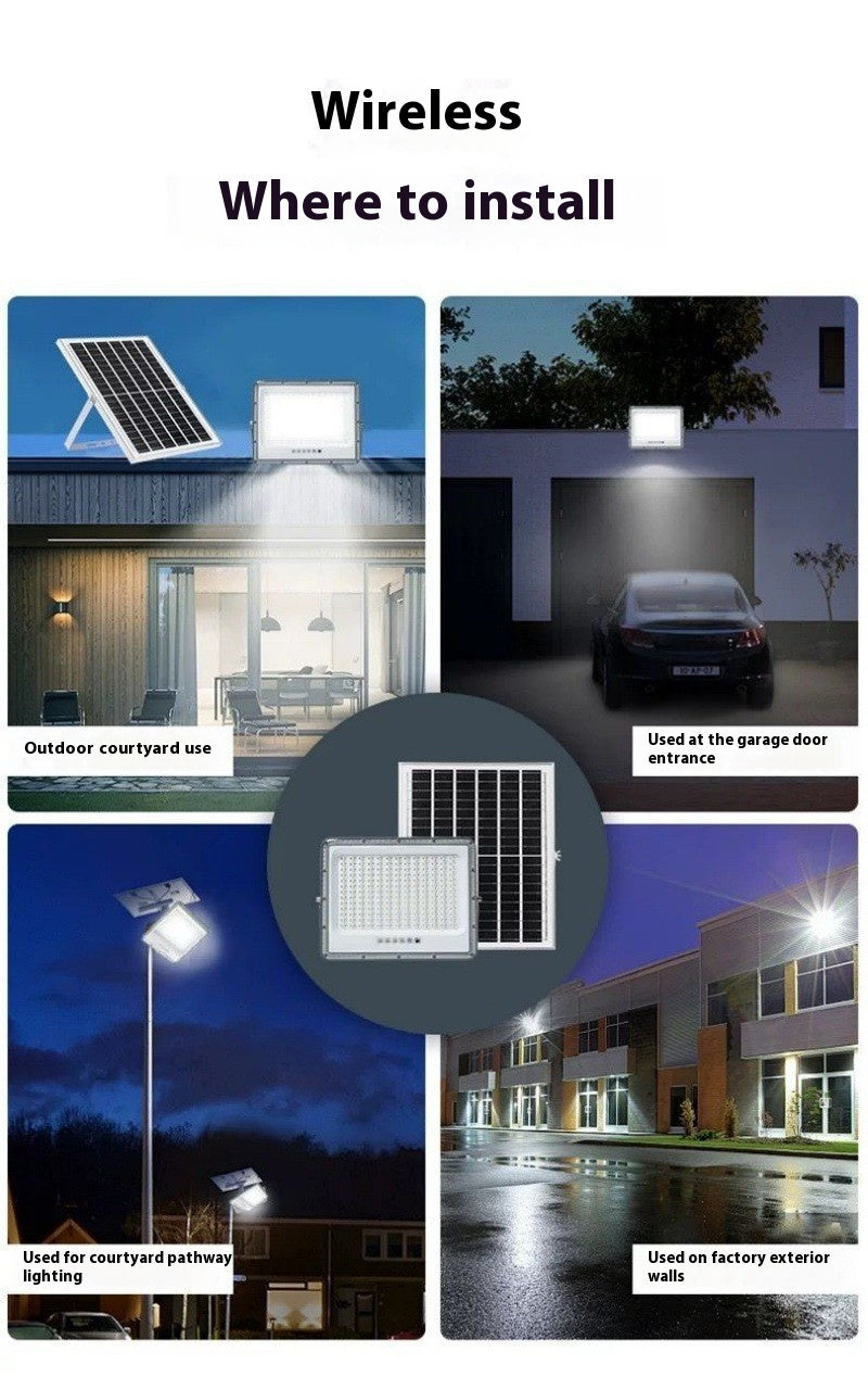 LED Solar Outdoor Light Rural Courtyard Super Bright High Power Waterproof Indoor and Outdoor Home Wall Light Street Light - 图片 20