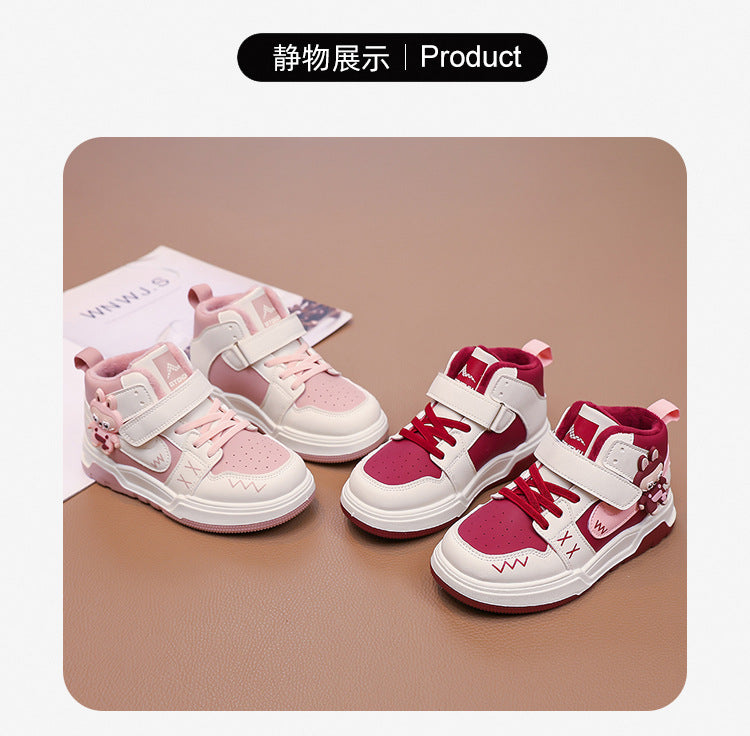 Fashion Doll Labubu Girls' Shoes Princess Shoes2025New Autumn Children's Soft Sole Casual Sports Shoes - 图片 17