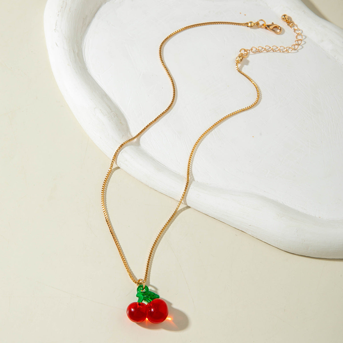 European and American Style Jewelry Light Luxury Imitation Pearl Cherry Necklace High-End Versatile Grass Multi-Layer Stacking Necklace Wholesale - 图片 36