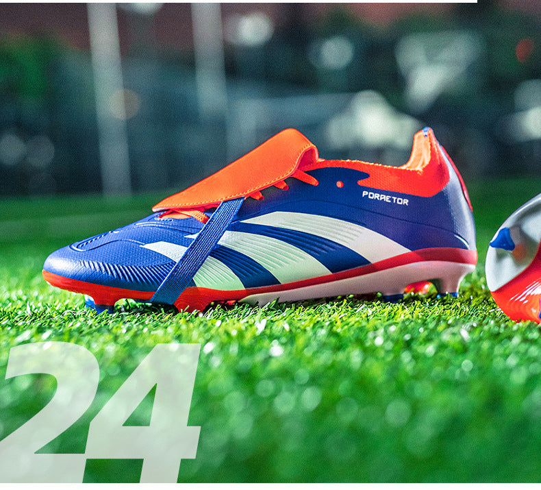 World Cup Football Shoes Men's New Style Grassland Competition AG Spike TF Broken Nails Adult Youth Student Sports Training - 图片 44