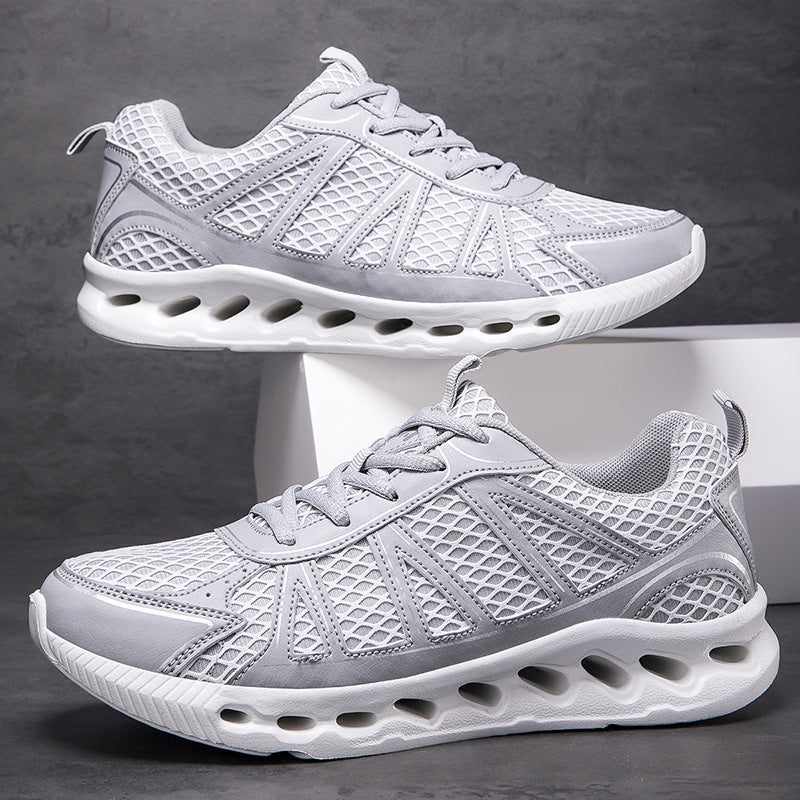 New Men's Running Shoes Large Size Mesh Breathable Casual EVA Lightweight cushioning rebound city commuter shoes - 图片 6