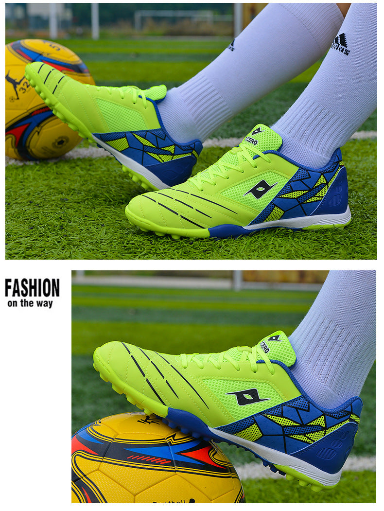 Men's Soccer Shoes TF Velcro Magic Tape Children's Sports Shoes for Primary and Secondary School Students and Teenagers for Sports Competitions and Training - 图片 28