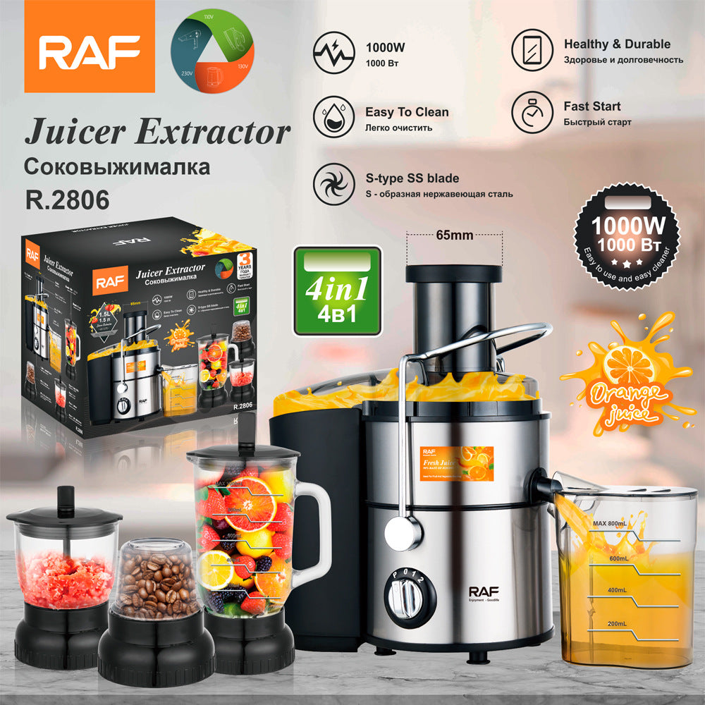 RAF Stainless Steel Juicer Children's Fruit Juice Machine/l Cooking Machine/Juicer Extractor with Juice and Pulp Separation R.2806 - 图片 18