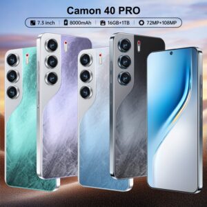 Hot-selling Popular Phone Camon40 Pro Android Phone7.3Large Screen8+256G Smartphones can replace