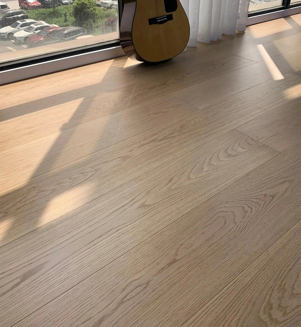 Customizable 18mm Thick Solid Oak Wood Flooring with UV Lacquer Finish for Outdoor & Kitchen Projects ABCD Surface Grading - 图片 15