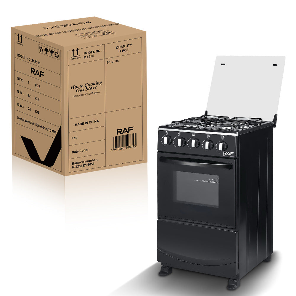 RAF Gas Four-Burner Stove Panel Household Low Energy Liquefied Gas Countertop with Flameout Protection and Cabinet R.8514 - 图片 14