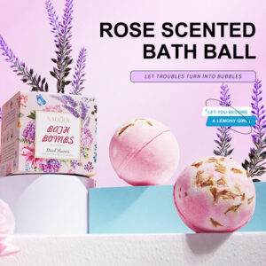 Dried Flower Explosive Bath Salt Ball100gSADOER Clean Fragrance Bath Ball  Wholesale
