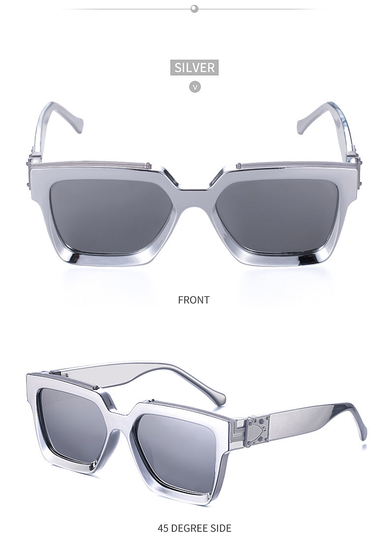 86229Small Frame Sunglasses for Women, European and American Style, Small Size, 0k Rich Man Same Style Sunglasses for Men, Trendy sunglasses - 图片 25